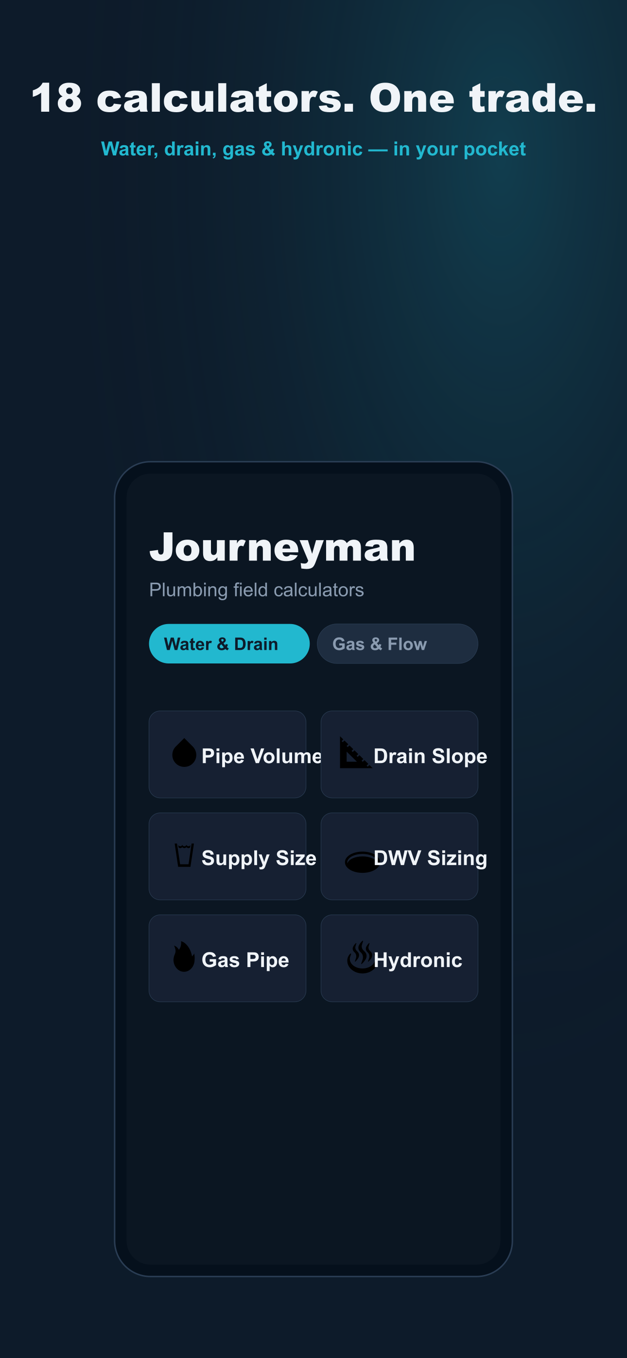 Calculator home screen